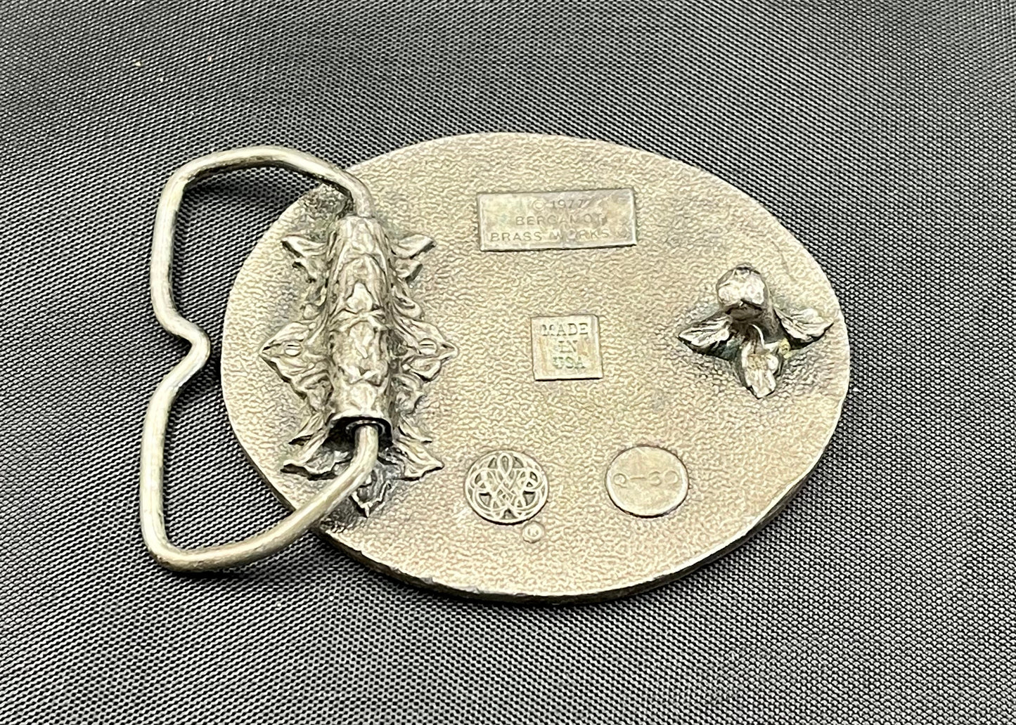 'Native American Chief #1' Belt - Oak Bark Tanned Leather Belt - Pewter Buckle - Hand Stitched