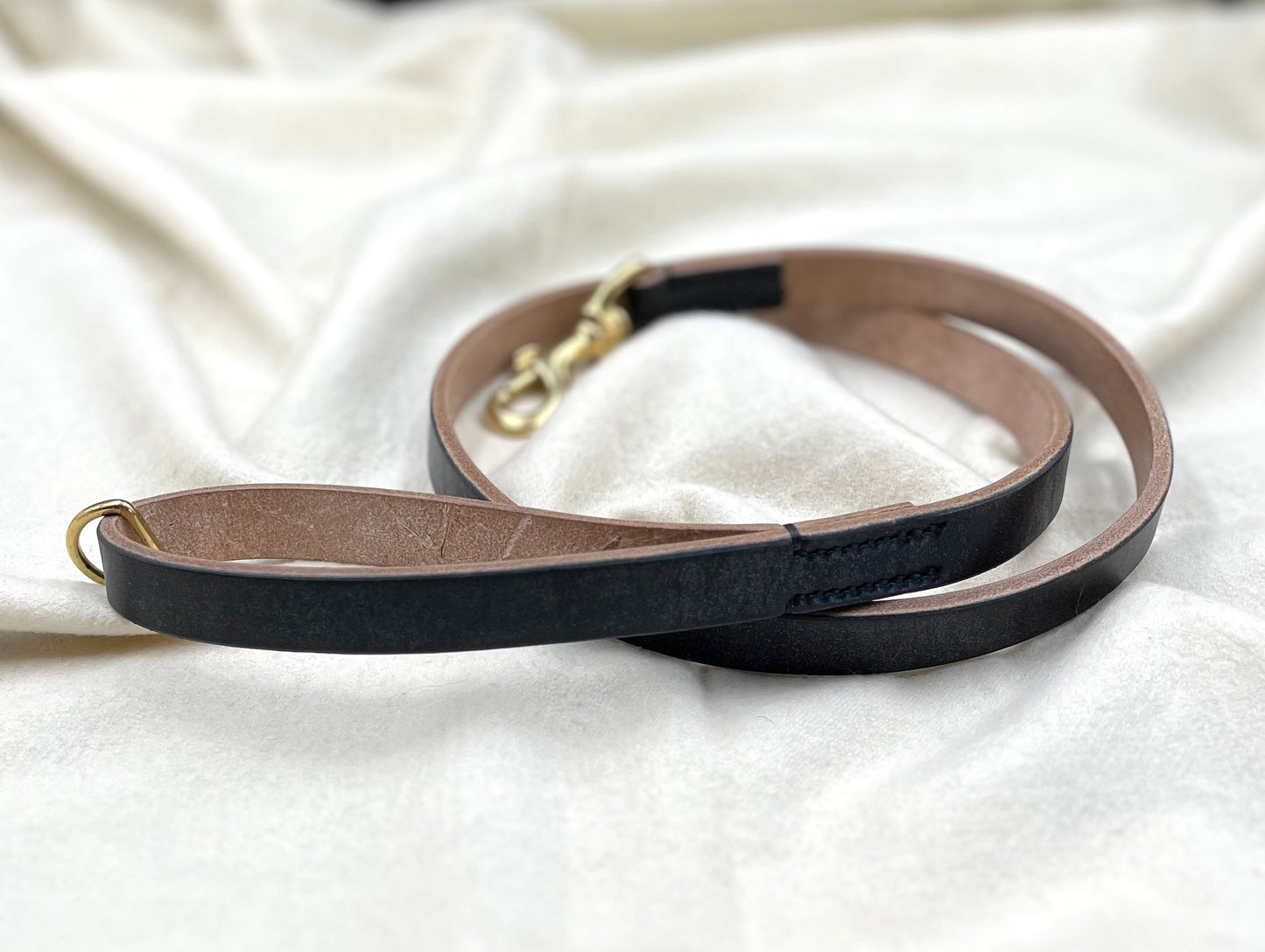 Baker's Oak Bark Leather Dog Lead