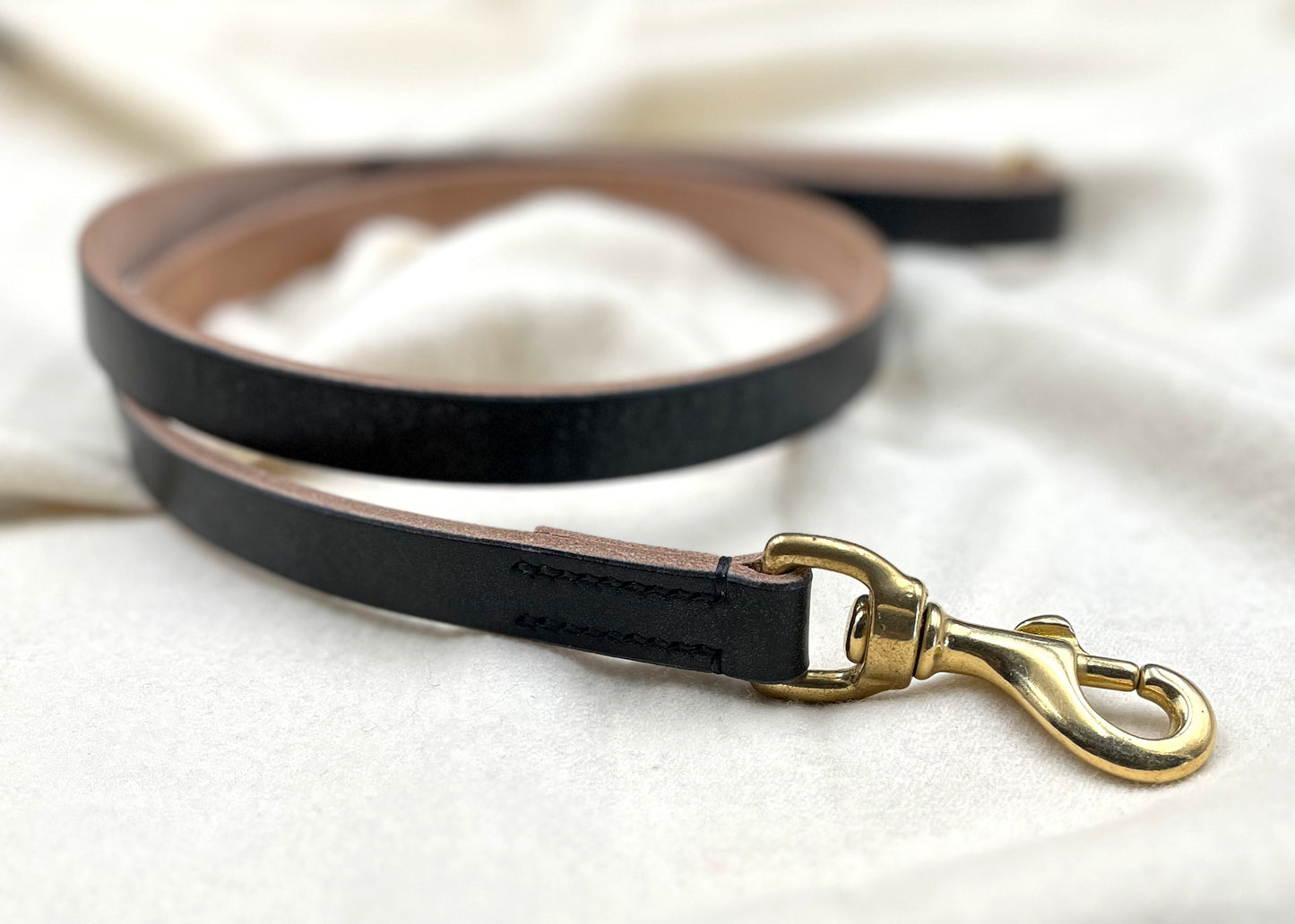 Baker's Oak Bark Leather Dog Lead