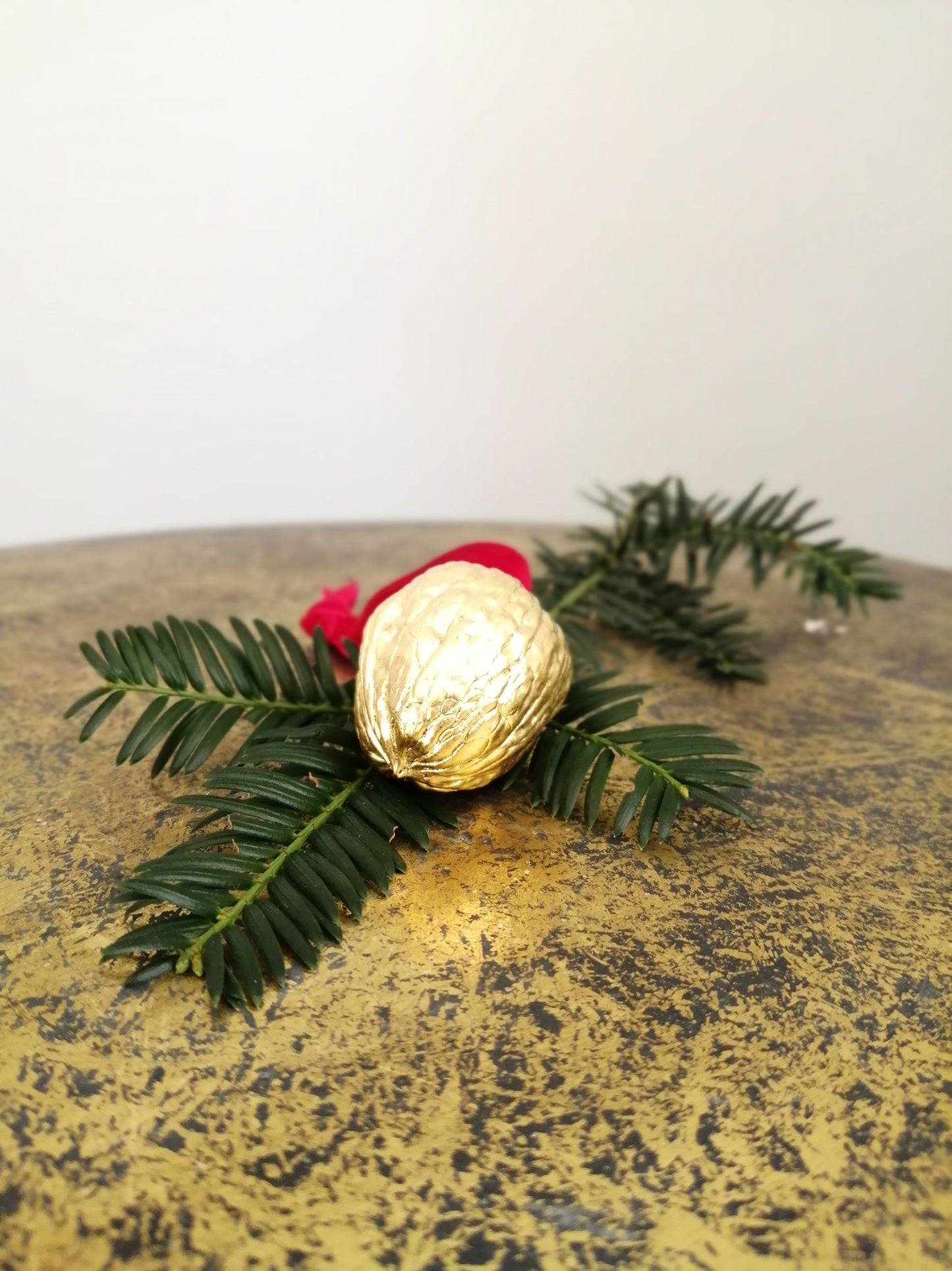 Real Walnut, hand gilded with 23.5ct gold leaf