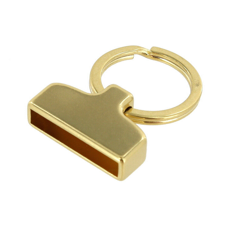 The Caeg - Red/Blue Leather Key Fob