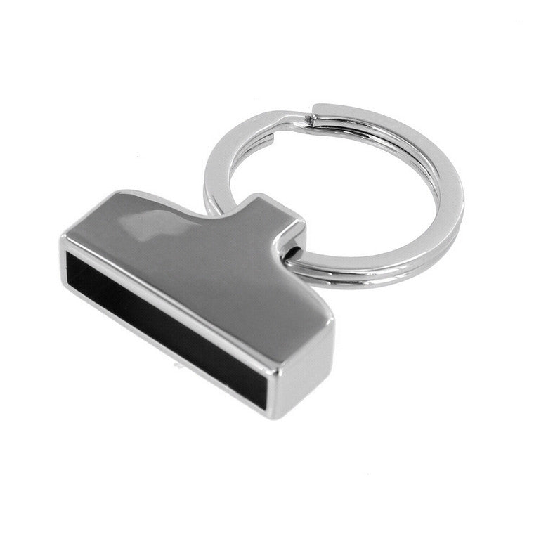 The Caeg - Red/Blue Leather Key Fob