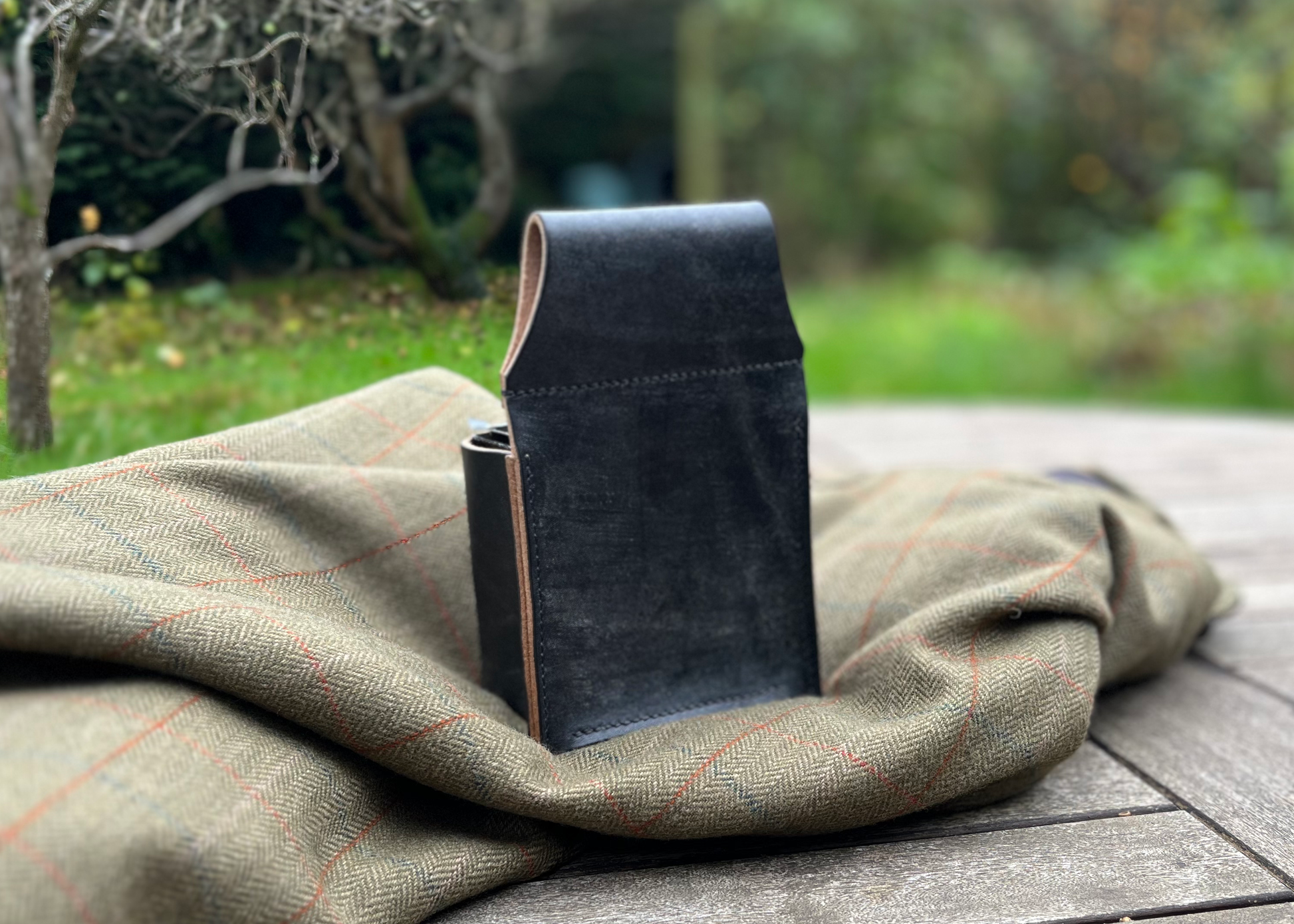 Leather Shotgun Cartridge Box Holder