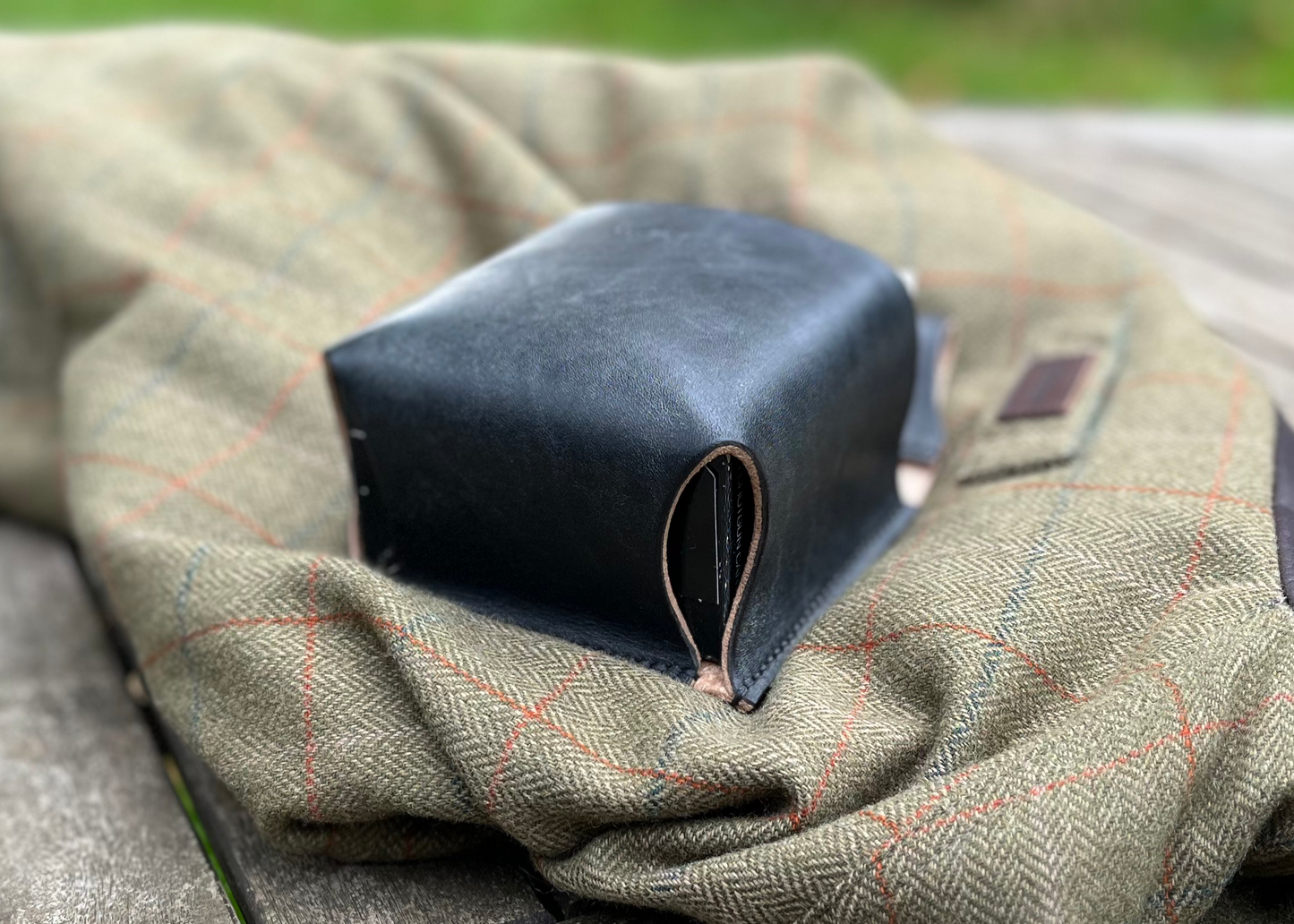Leather Shotgun Cartridge Box Holder
