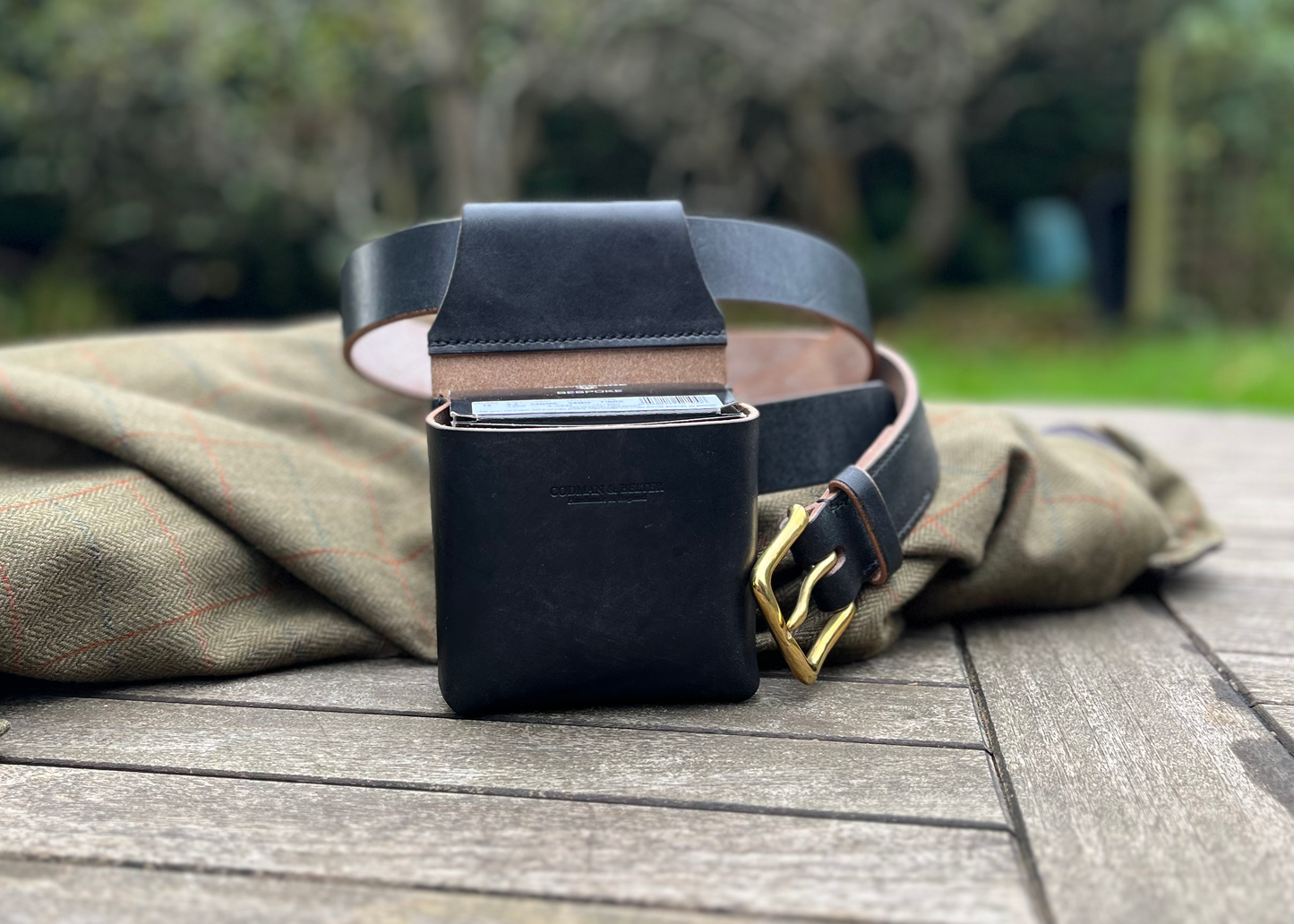 Leather Shotgun Cartridge Box Holder