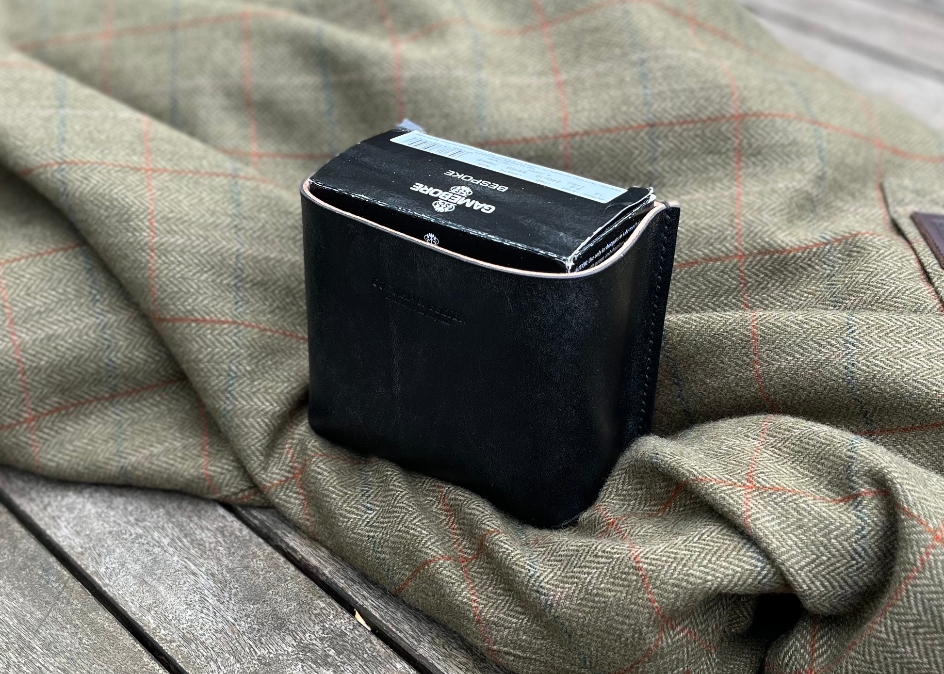 Leather Shotgun Cartridge Box Holder