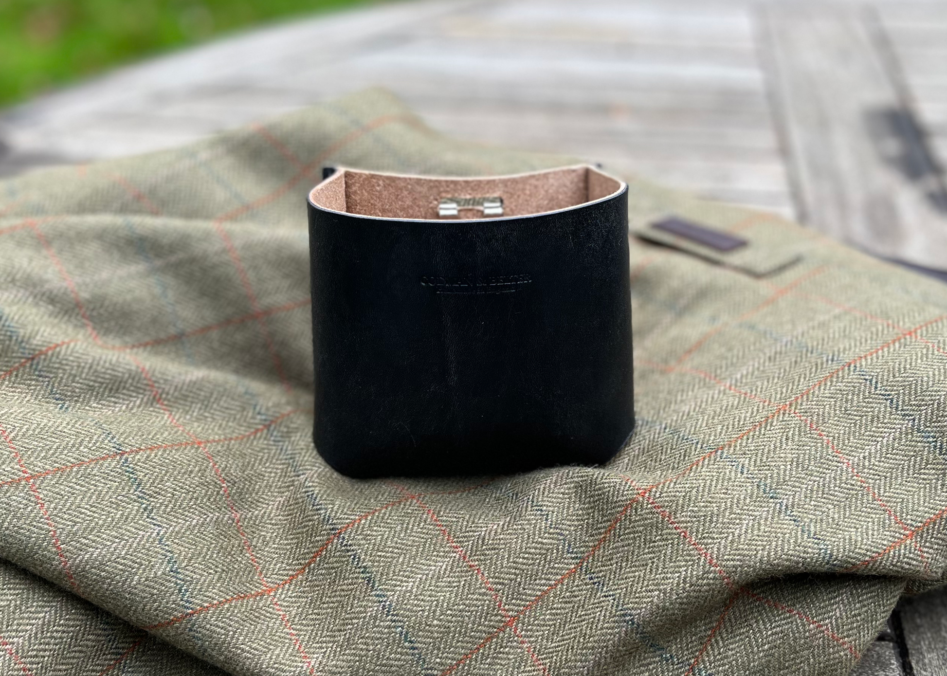 Leather Shotgun Cartridge Box Holder