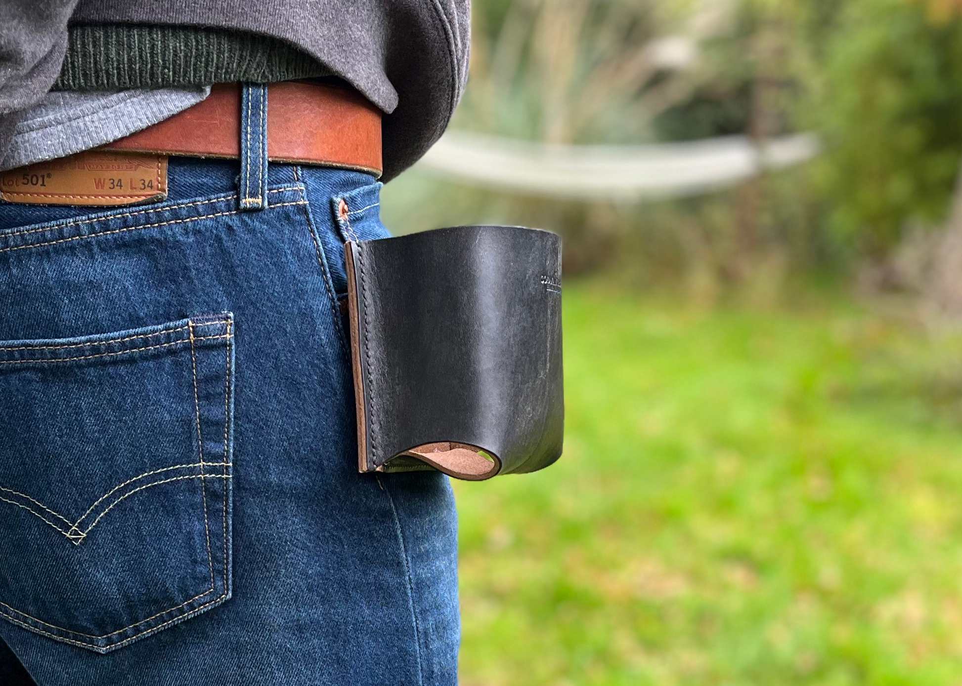 Leather Shotgun Cartridge Box Holder