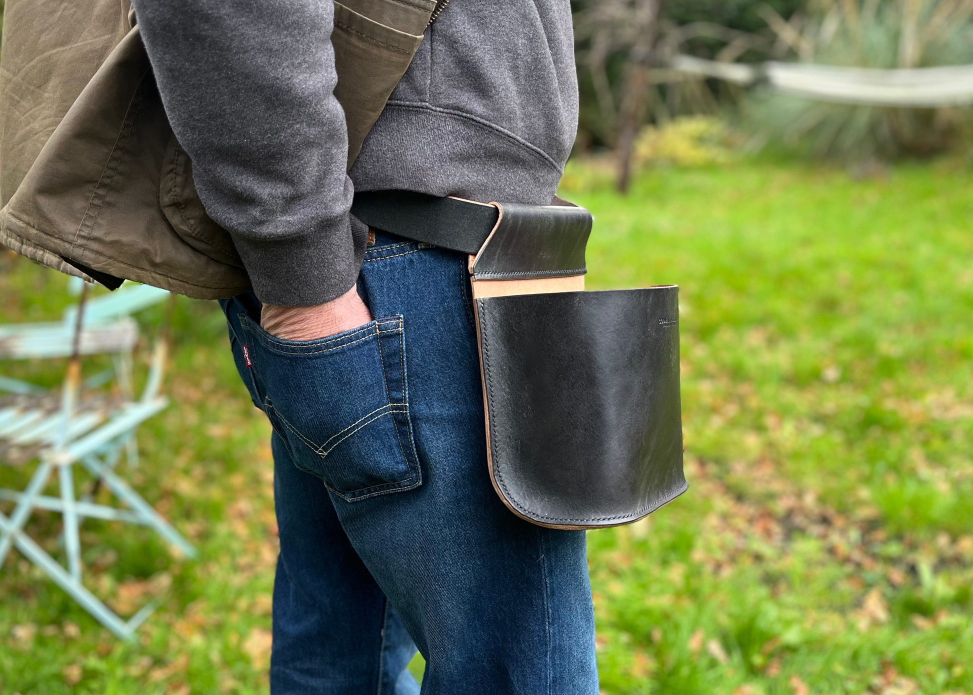 Leather Shotgun Cartridge Pouch