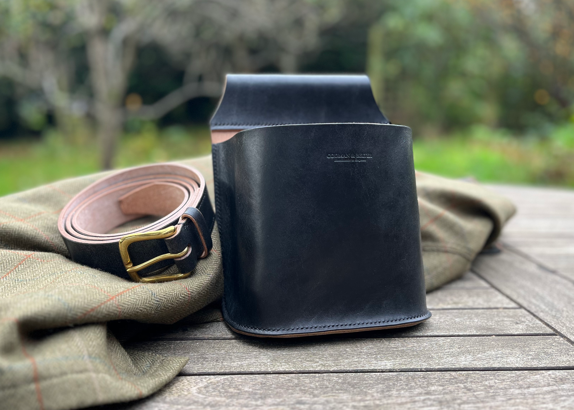 Leather Shotgun Cartridge Pouch