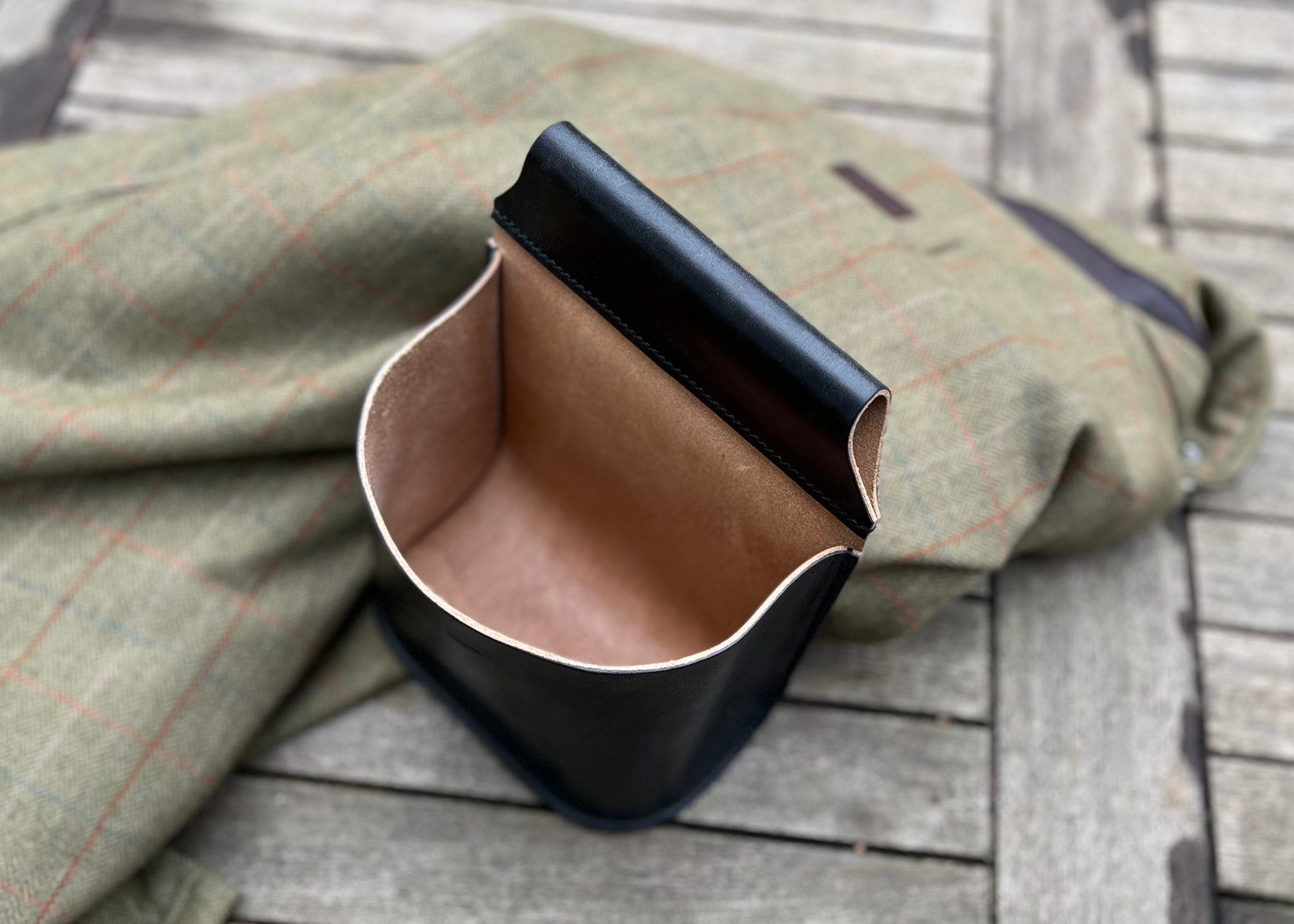 Leather Shotgun Cartridge Pouch