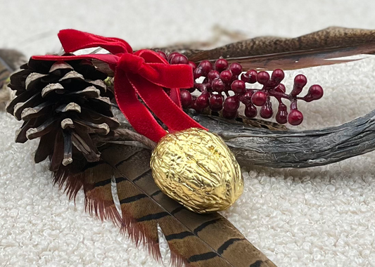 Real Walnut, hand gilded with 23.5ct real gold leaf