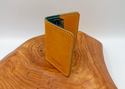 The Beacon Bi-Fold - Sea Blue / Dusky Yellow