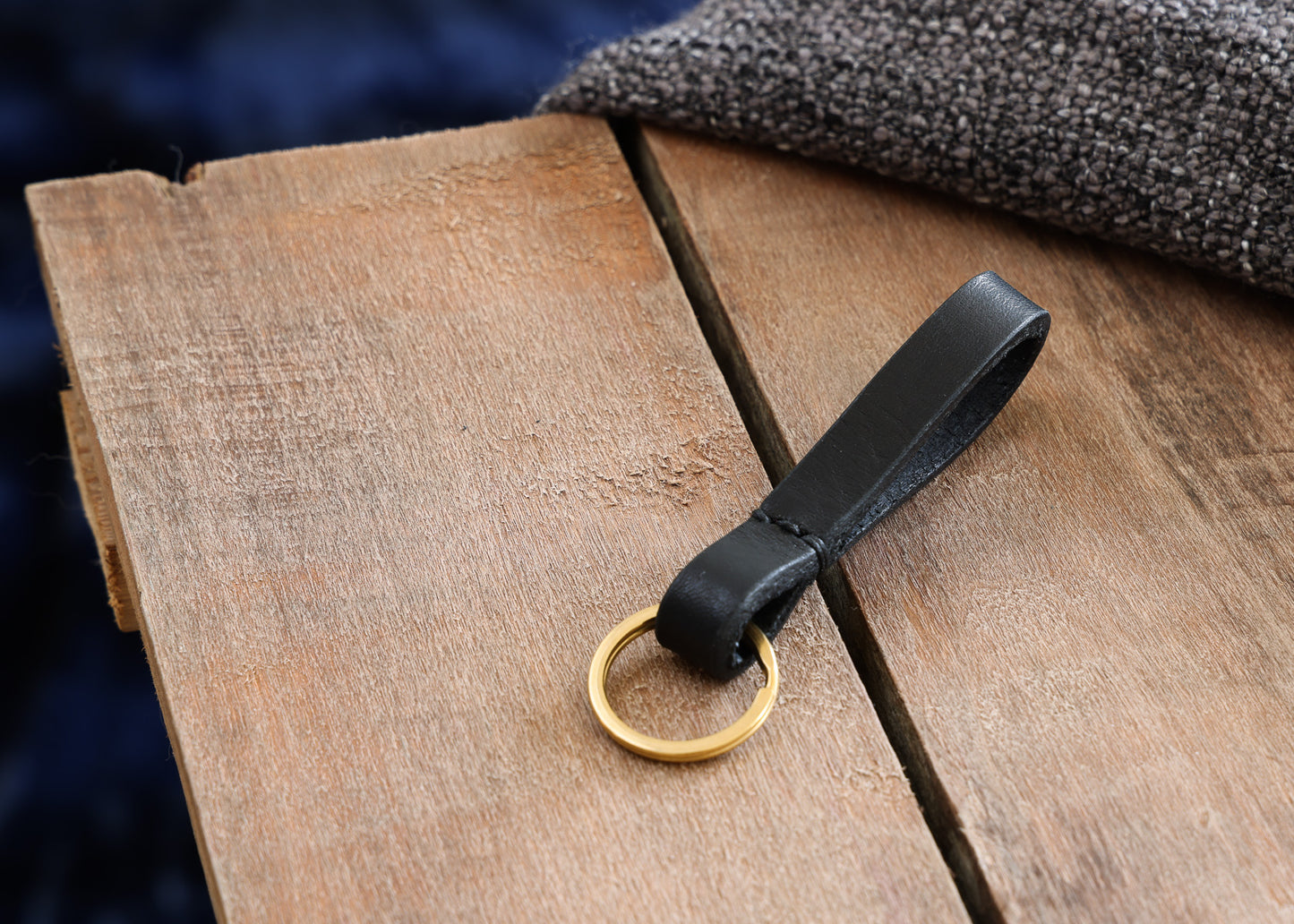 Simple Leather Keyring