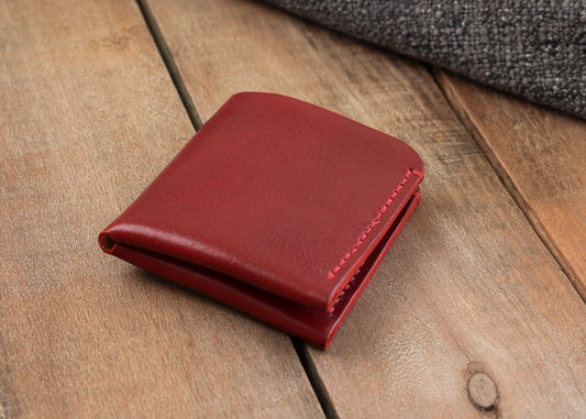 Rosso - Minimalist Leather Wallet